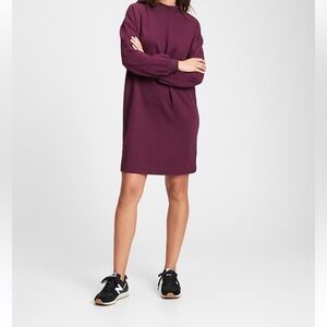 GAP Mock Neck lightweight sweater dress Secret Plum size Large Nwt
